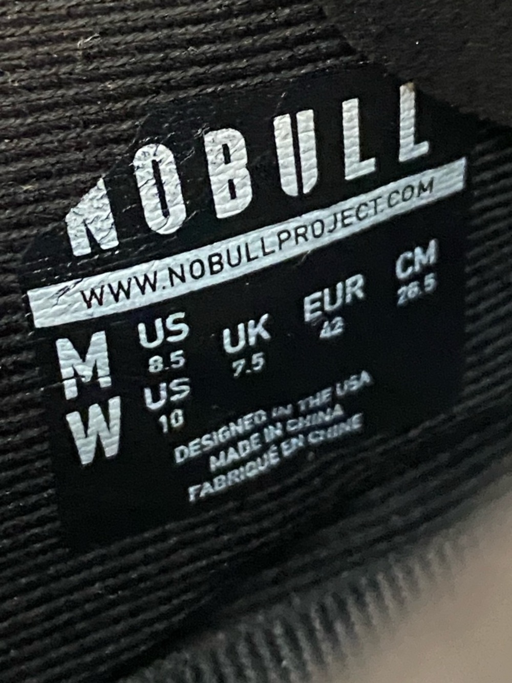 Nobull Outwork Shoes Men’s 8.5/ Women’s 10 Superfabric Trainer Gym Lifting - Picture 8 of 8
